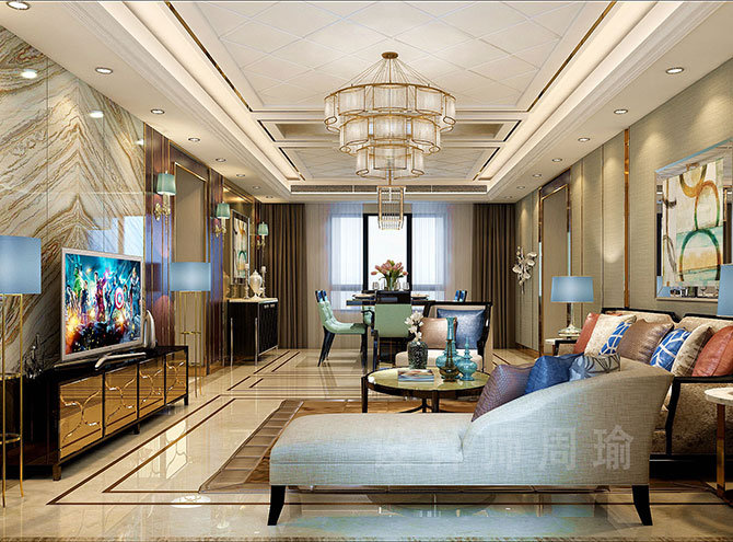 大鸡巴日毴特级世纪江尚三室两厅168平装修设计效果欣赏